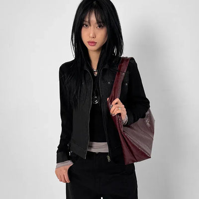 Pairing Rivet Denim Jacket