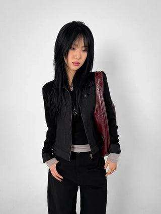 Pairing Rivet Denim Jacket