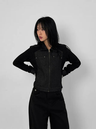 Pairing Rivet Denim Jacket
