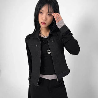Pairing Rivet Denim Jacket