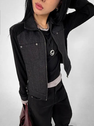 Pairing Rivet Denim Jacket