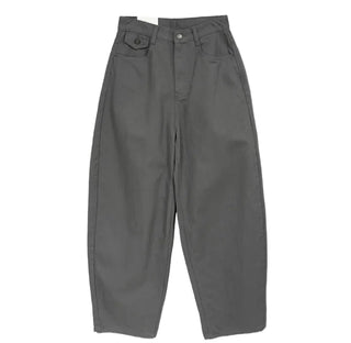 Herringbone Semi-Balloon Pants