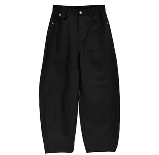 Herringbone Semi-Balloon Pants