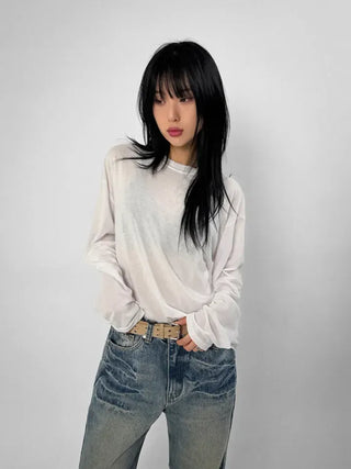 Leisure Washed Flare Jeans