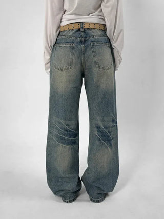 Leisure Washed Flare Jeans