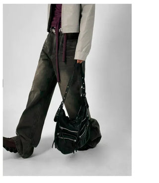 Leisure Washed Flare Jeans