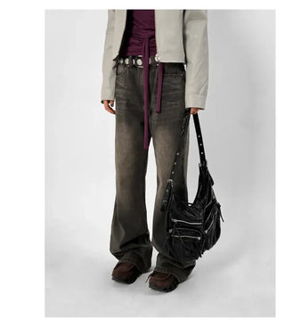 Leisure Washed Flare Jeans