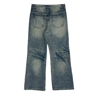 Leisure Washed Flare Jeans