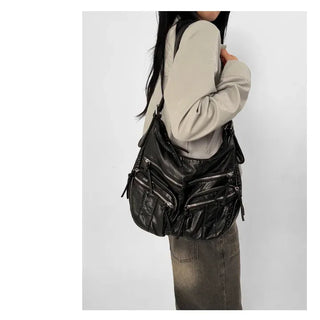 Crack Pocket Shoulder Bag