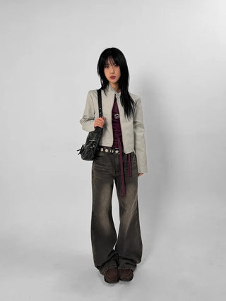 Crack Pocket Shoulder Bag