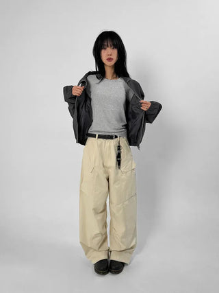 Carter Diagonal Cropped Jacket