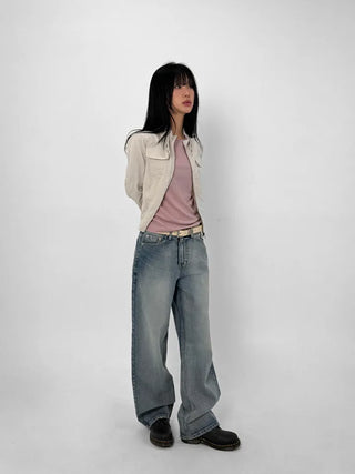 Noki Strap Biker Jacket