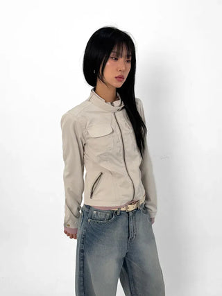 Noki Strap Biker Jacket