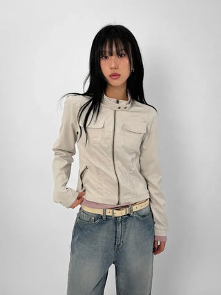 Noki Strap Biker Jacket