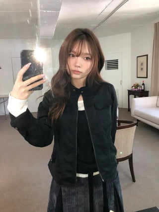 Noki Strap Biker Jacket
