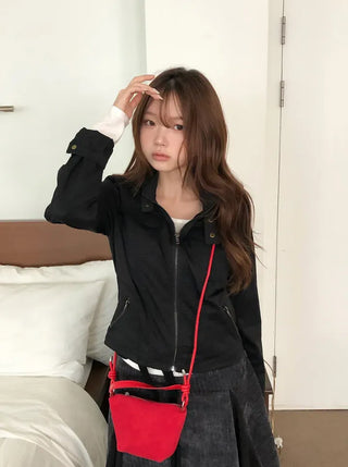 Noki Strap Biker Jacket