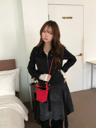 Noki Strap Biker Jacket