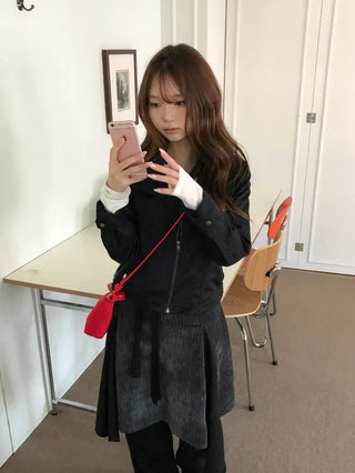 Noki Strap Biker Jacket