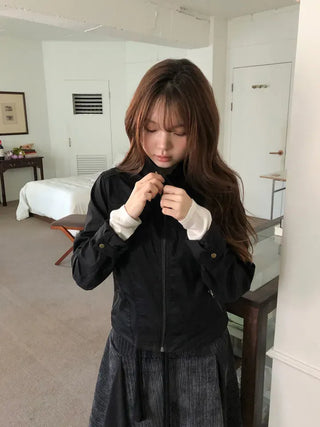 Noki Strap Biker Jacket