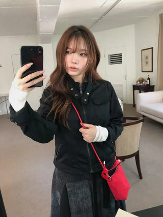 Noki Strap Biker Jacket
