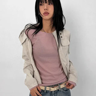 Blanc Round Long Sleeve