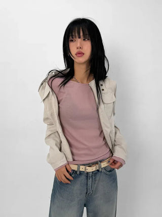 Blanc Round Long Sleeve