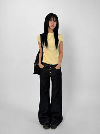 Raf Non-Fade Flare Jeans