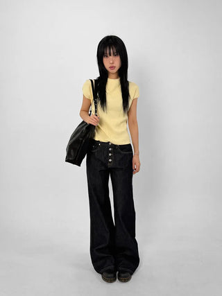 Raf Non-Fade Flare Jeans