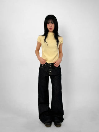 Raf Non-Fade Flare Jeans