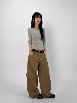 Newo Washed Cargo Pants