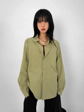 Crepe Round Long Sleeve