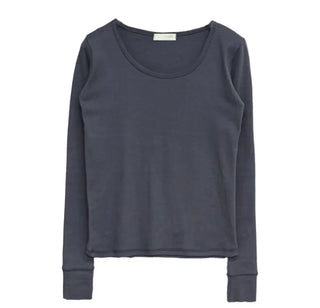 Crepe Round Long Sleeve