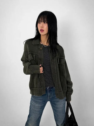 Bintz Washed Cardigan