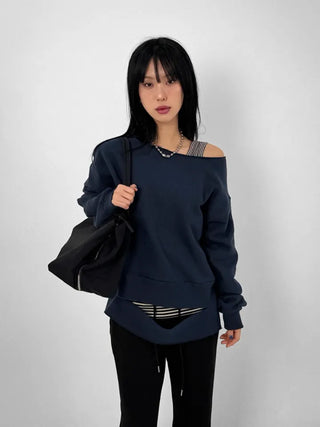 Overcut Off-Sweatshirt