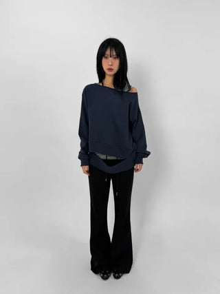 Overcut Off-Sweatshirt