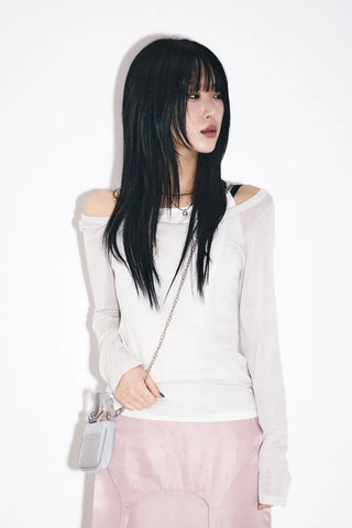 Silky Lace Long Skirt