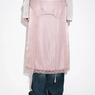 Silky Lace Long Skirt