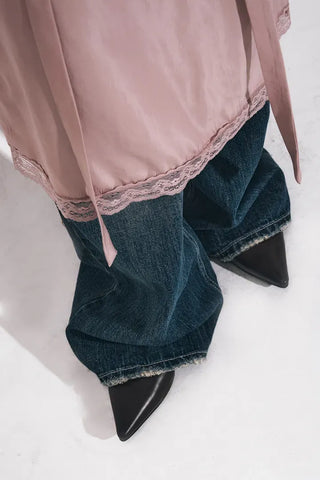 Silky Lace Long Skirt