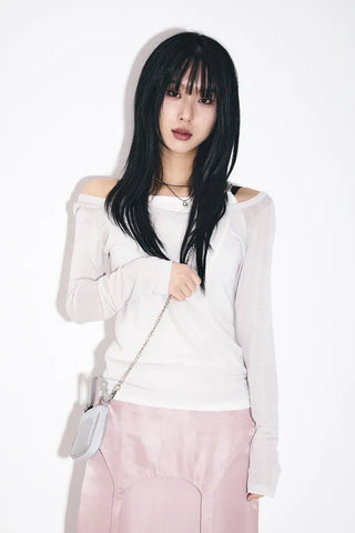 Silky Lace Long Skirt