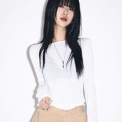 Sheer Long Sleeve
