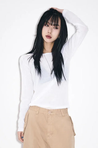 Sheer Long Sleeve