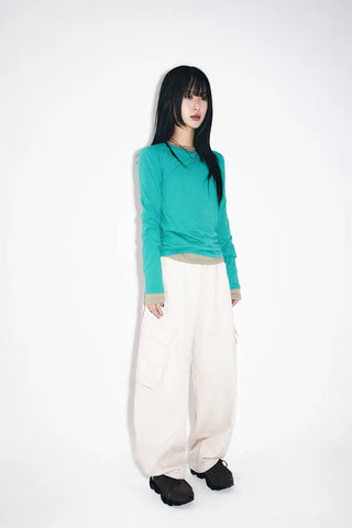 Sophie Round Wool Cardigan