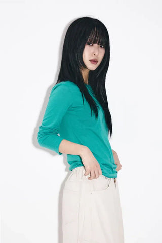 Sophie Round Wool Cardigan