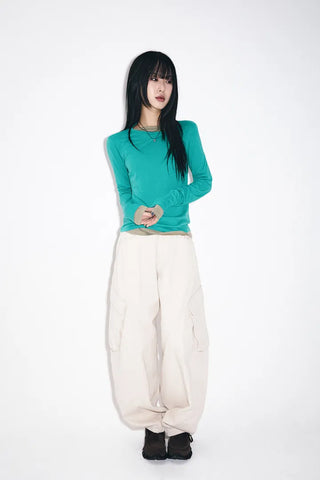 Sophie Round Wool Cardigan