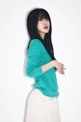 Sophie Round Wool Cardigan