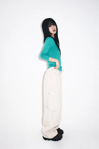 Sophie Round Wool Cardigan