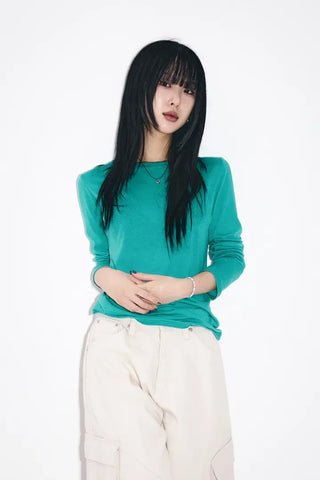 Sophie Round Wool Cardigan