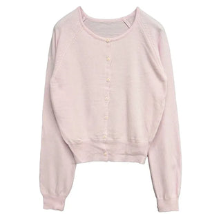 Sophie Round Wool Cardigan