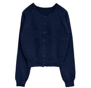 Sophie Round Wool Cardigan