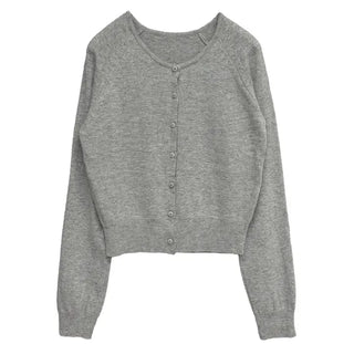 Sophie Round Wool Cardigan